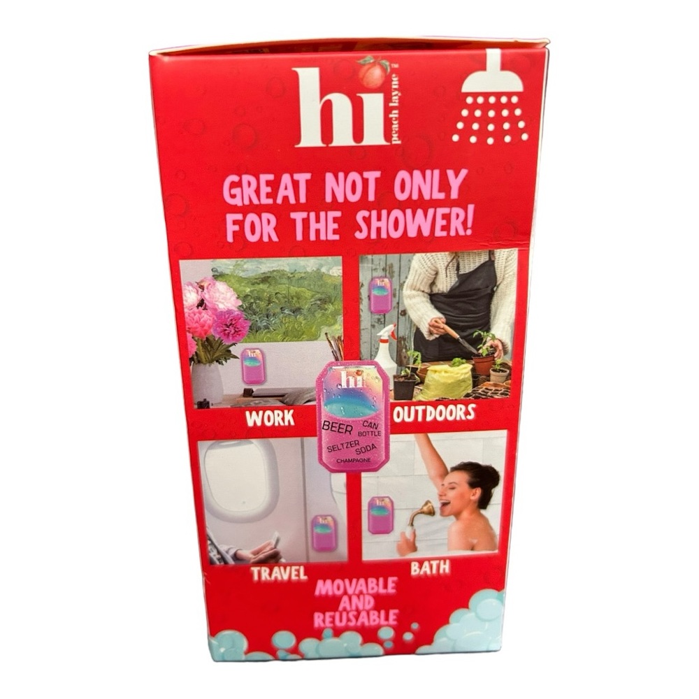 hi peach layne, Bath/Shower Drink, Multi User Holder